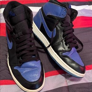 Jordan 1 Retro Black Royal Blue (2013) Sneakers, Size 10